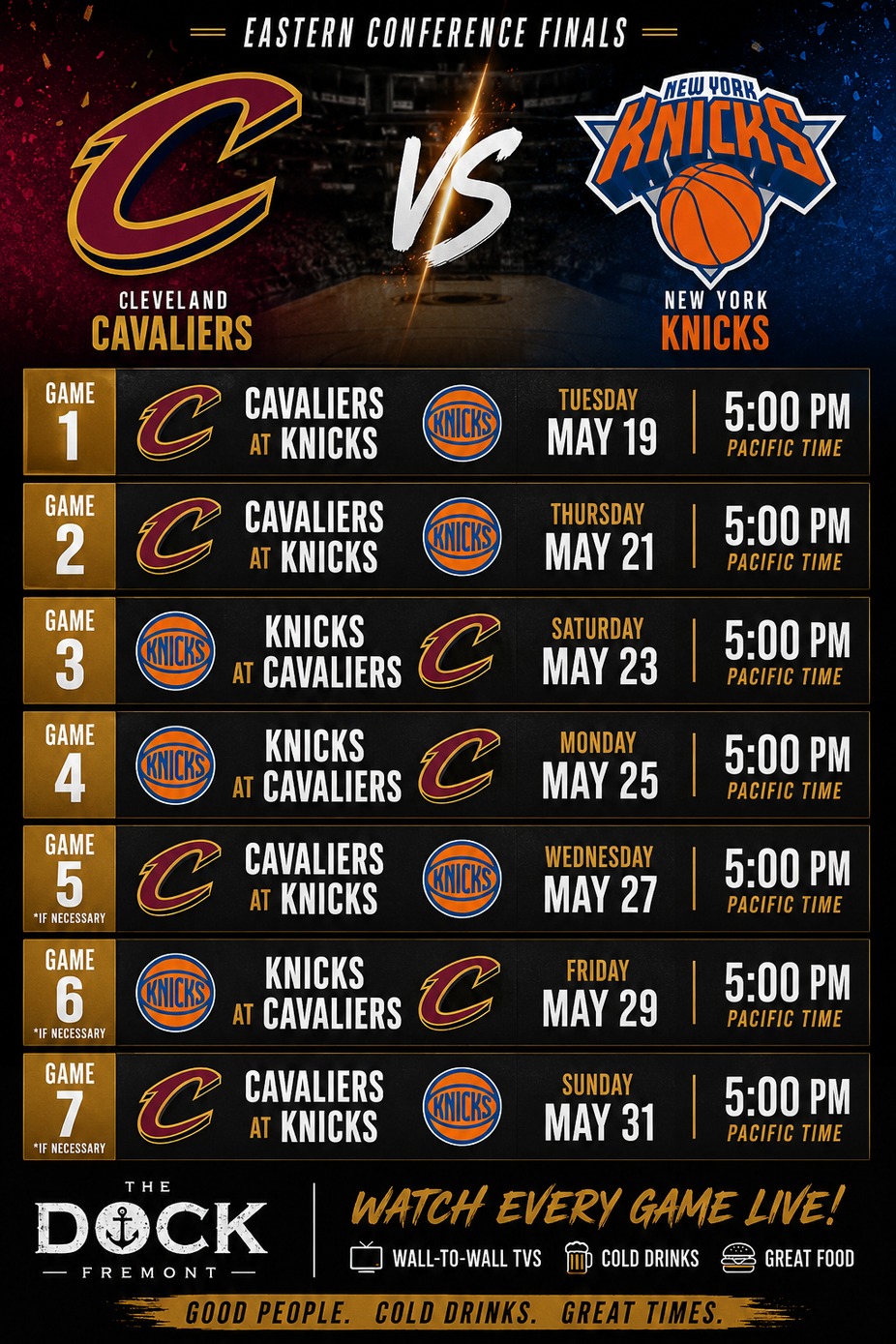 Game 3 — Knicks at Cavaliers event photo