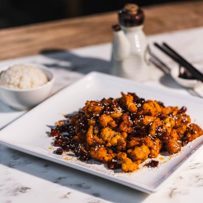 Szechuan Chicken.