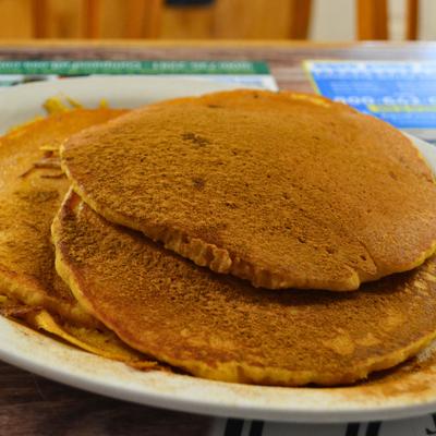 Plate of Buttermilk Pancakes.