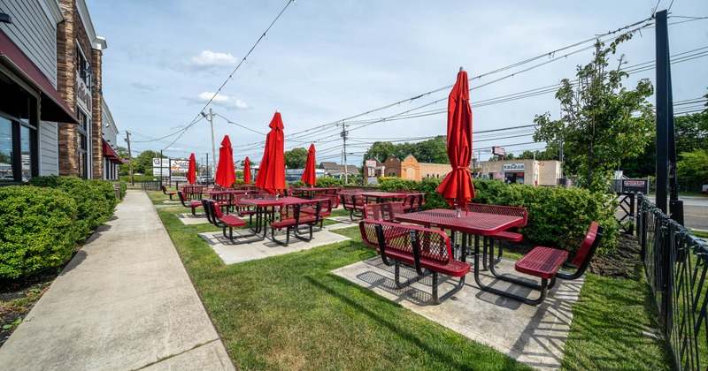 Outdoor seating area
