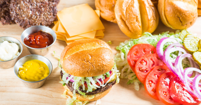 Different types of food