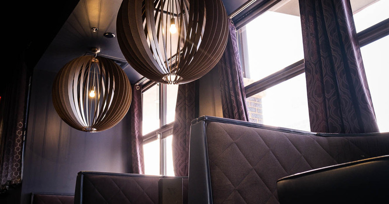 Interior, guest booths