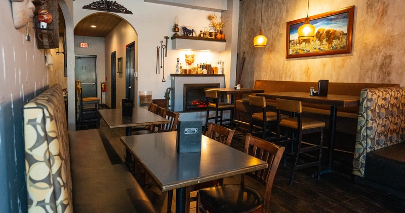 Interior seating area