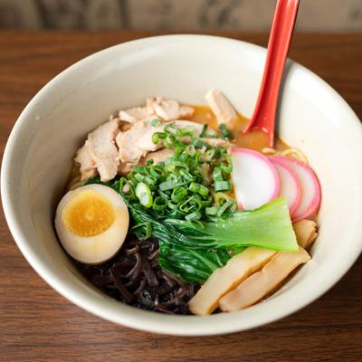 Spicy chicken ramen.