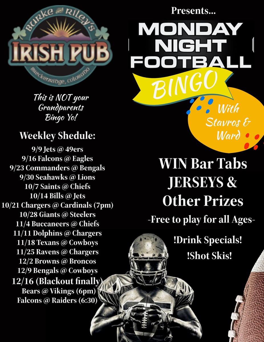 Monday Night Football Bingo! event photo