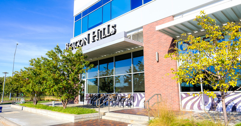 Interior, table set and ready for guests