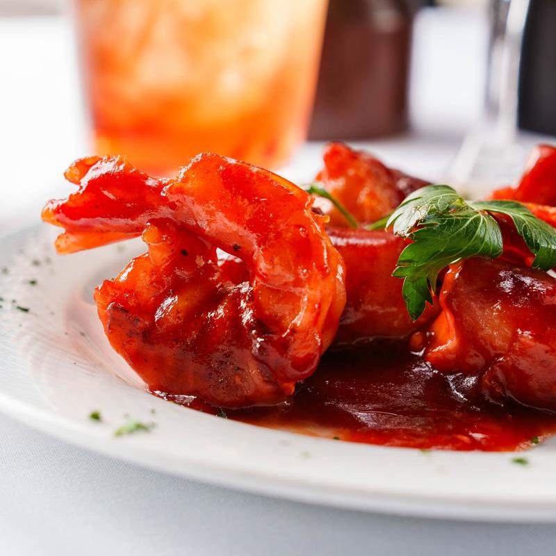 menu item 11 of 21, BBQ Bacon Wrapped Shrimp