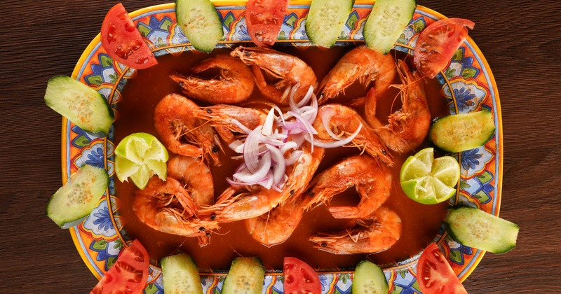 Shrimp fried in Nayarit sauce