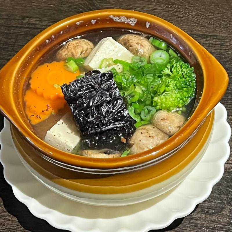 Vegetable Seaweed Soup photo
