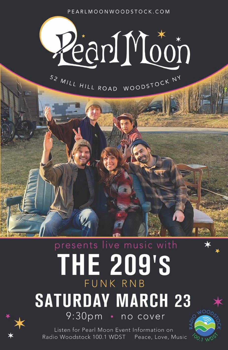 THE 209's at PEARL MOON WOODSTOCK event photo