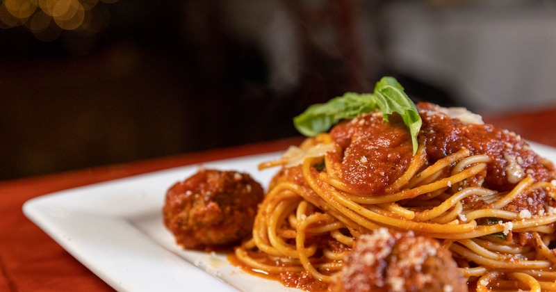 Spaghetti and meatballs