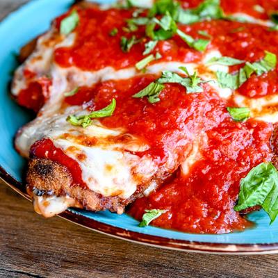Chicken Parmigiana.