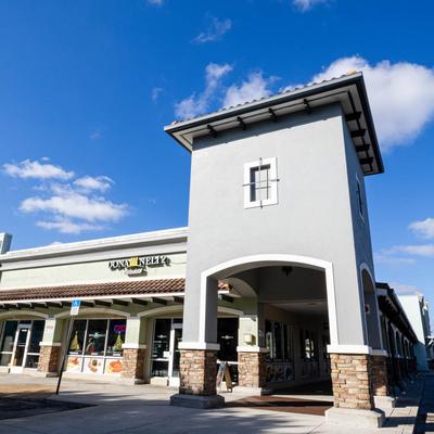 The restaurant's building.