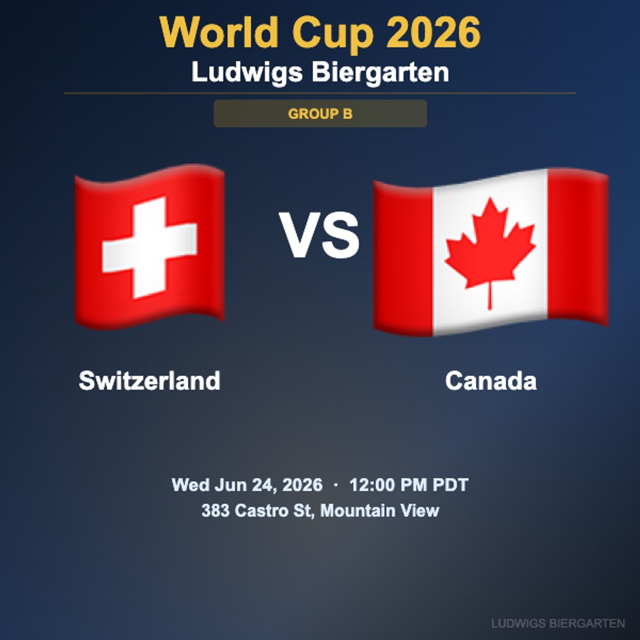 World Cup 2026: Switzerland vs Canada | Group B event photo