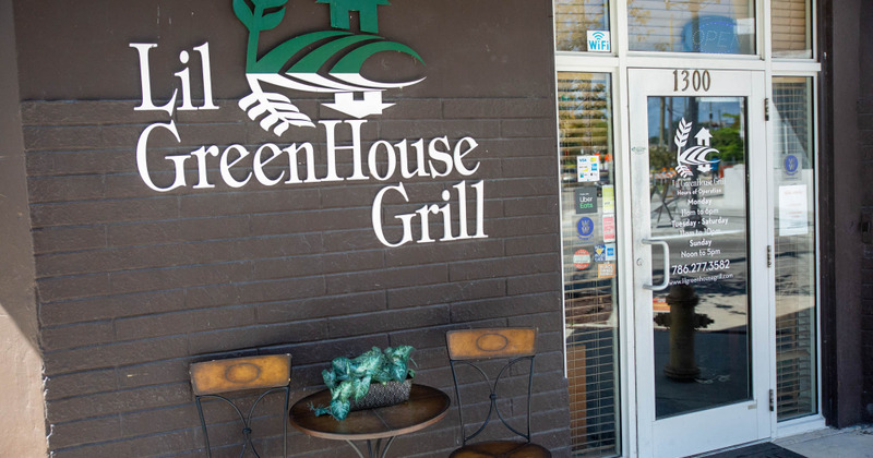 Exterior, restaurant sign