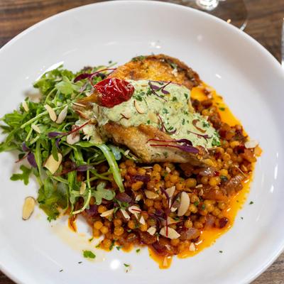 Roasted Chicken Breast dish plate.