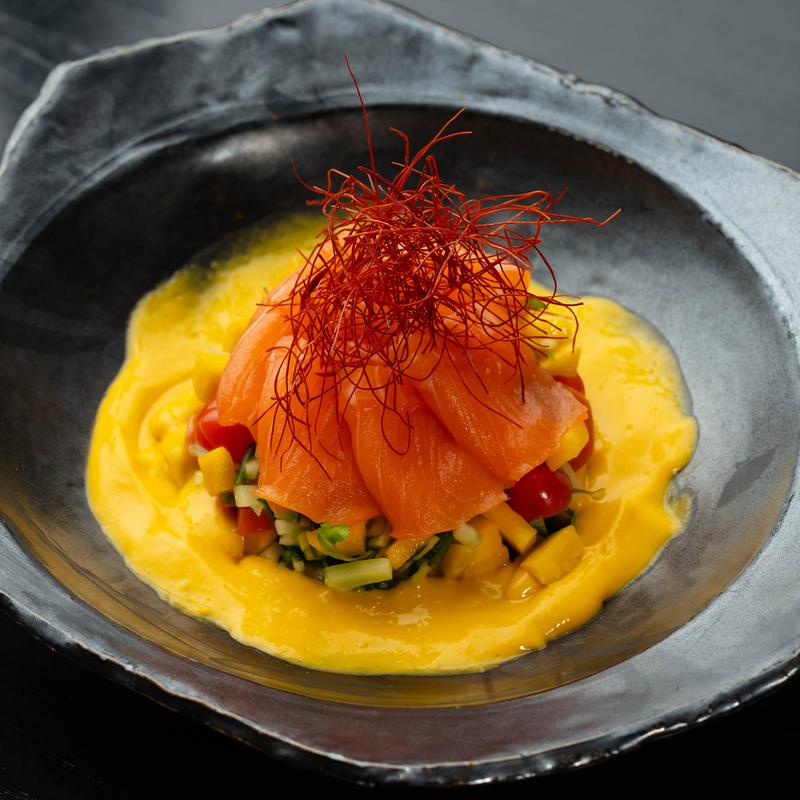 Mango Salmon Sashimi photo