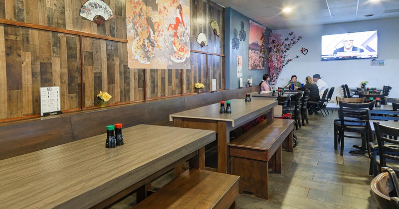 Interior, dining area