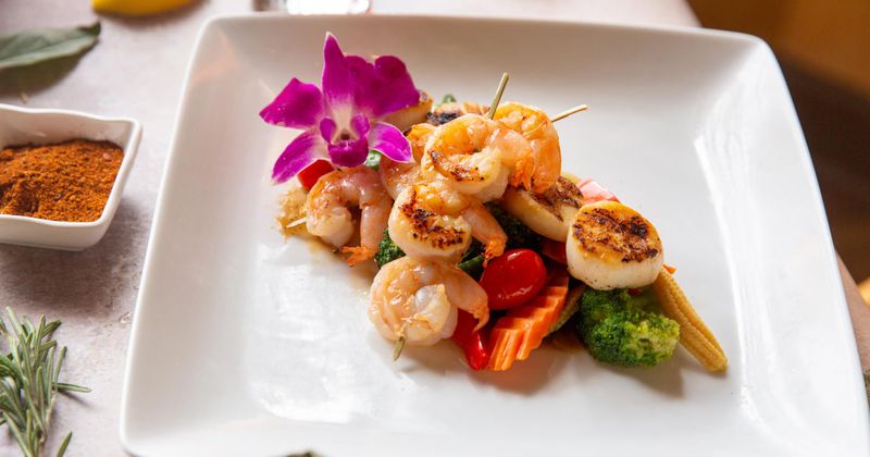 spicy shrimp and scallop