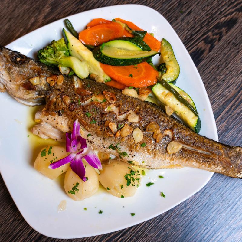 Whole Grilled Portuguese Seabass photo