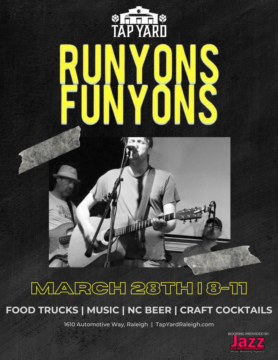 Runyons Funyons LIVE @ Tap Yard event photo