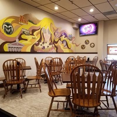 Interior, seating area