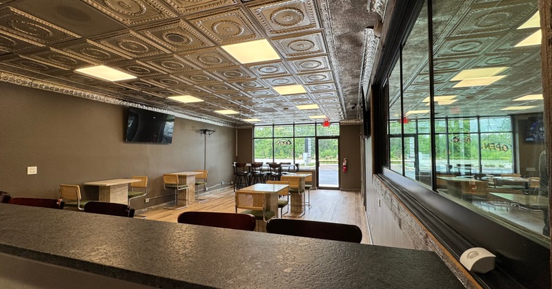 Interior, seating area