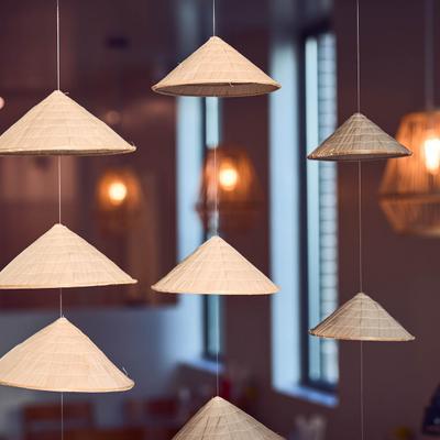 Intricate interior lighting.