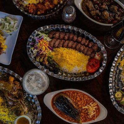 Various Persian Dishes.