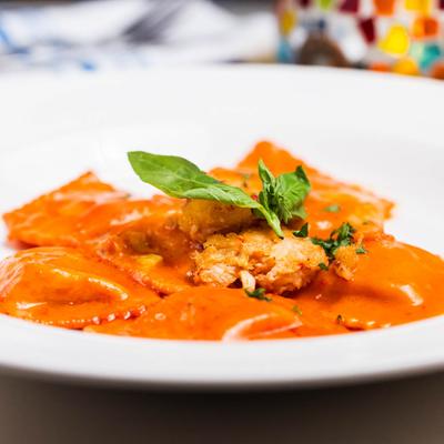 Maine Lobster Ravioli.