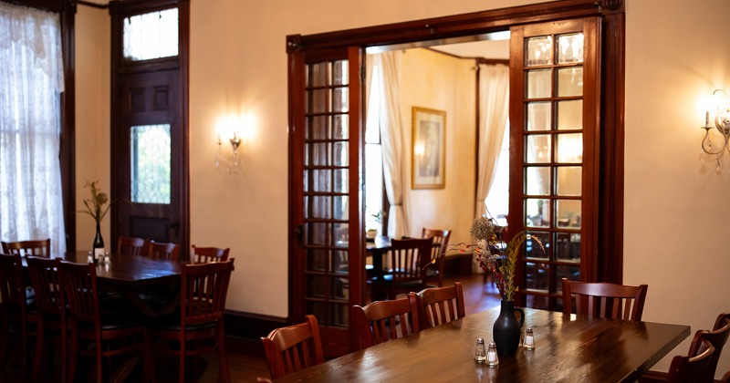 Restaurant interior, dining area