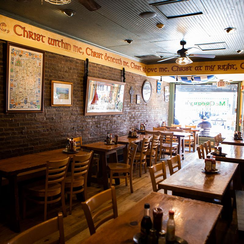 Interior, dining area