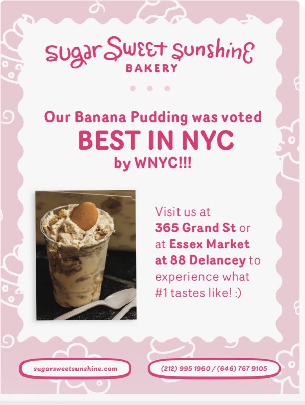 Best Pudding New York, NY, delivering to New Jersey