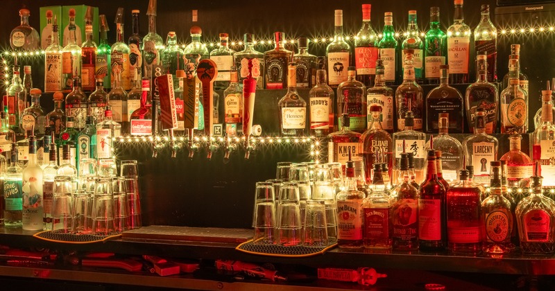 Drink rack
