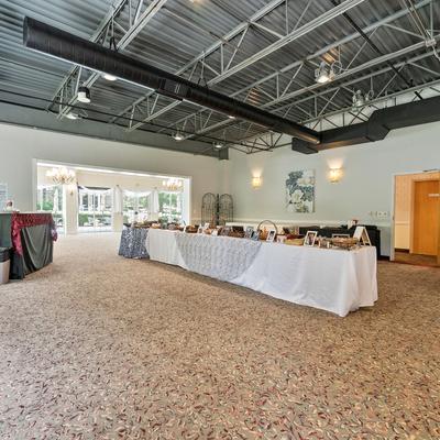 Decorated large table