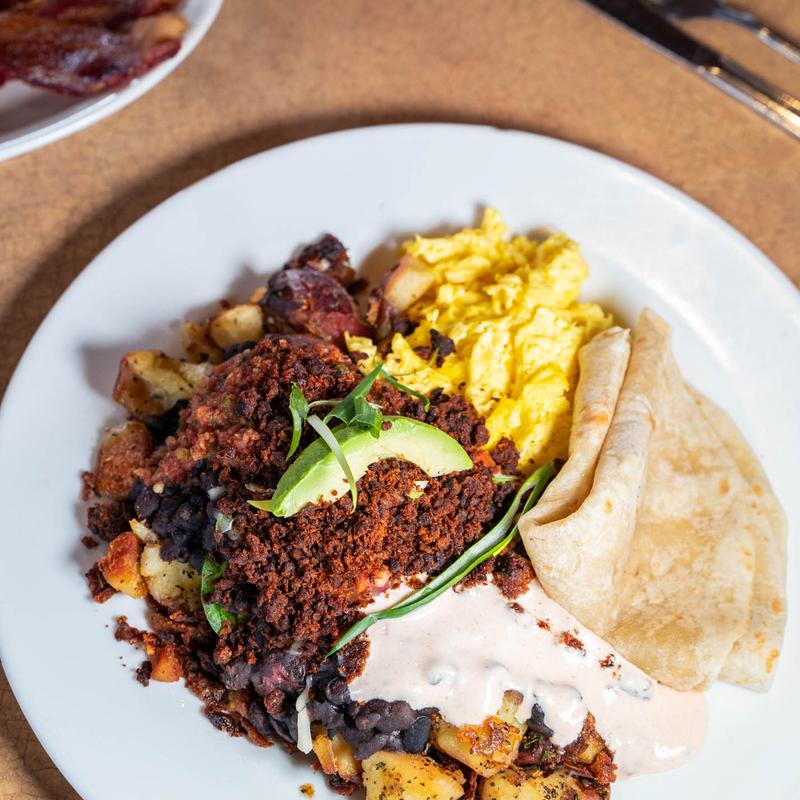 Papas Con Chorizo & Eggs photo