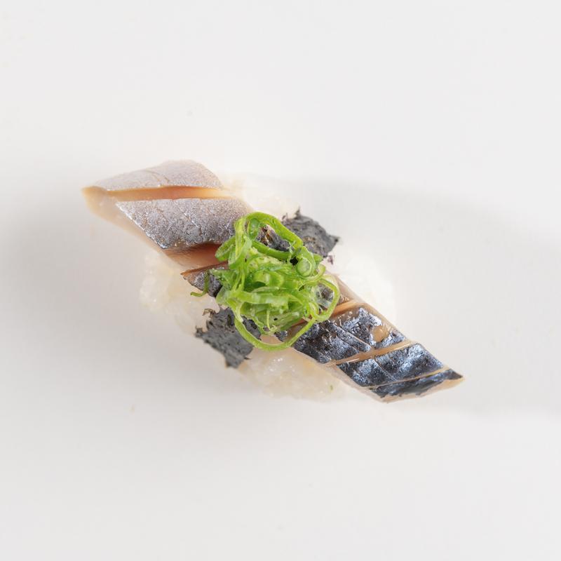 menu item 32 of 48, Mackerel Nigiri