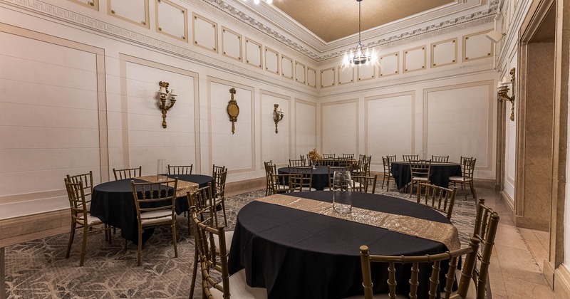 Interior, banquet room