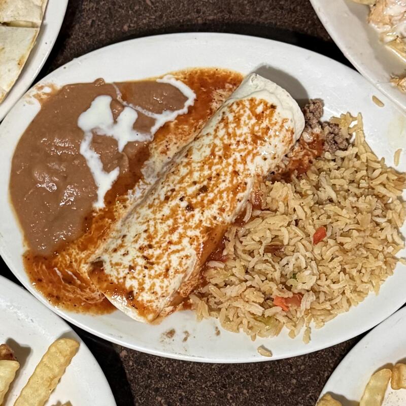 4. Mini Burrito, Rice & Beans photo
