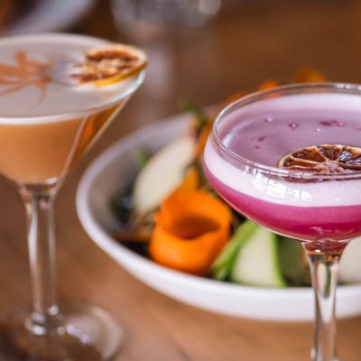 Purple Dream and Shake The Forth cocktail