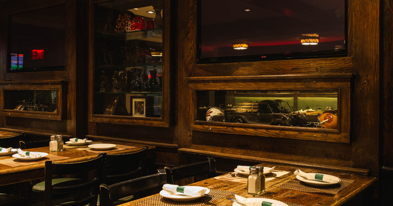 Tables with tableware