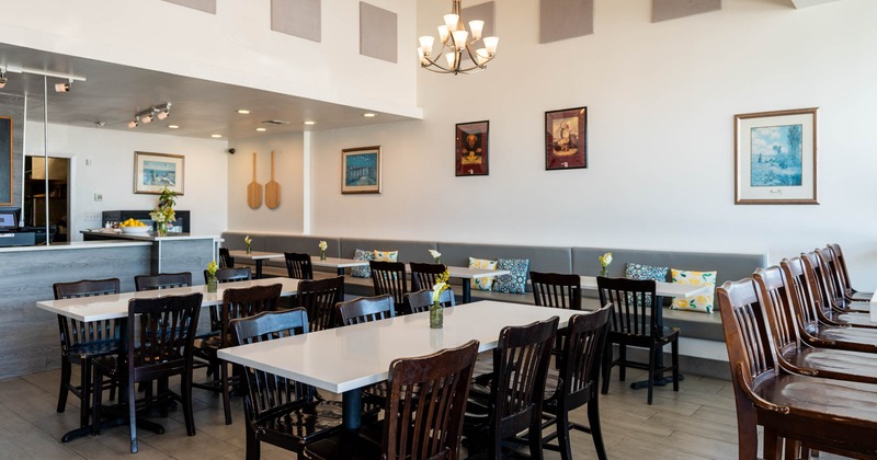 Interior, dining area