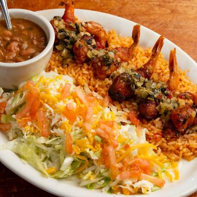 The Tex-Mex style shrimp Tejano mix.