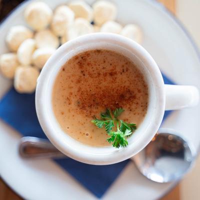 New England Clam Chowder.