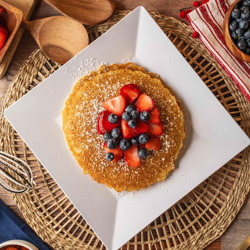 Fresh Berry Vegan Pancakes photo