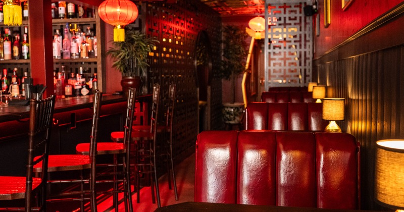 Interior, bar area