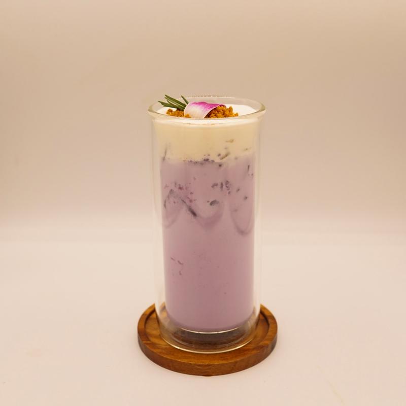 Ube Milk Tea (Iced) photo