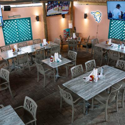 Beach House dining area.