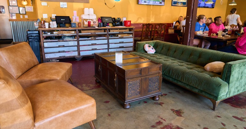 Interior, seating area