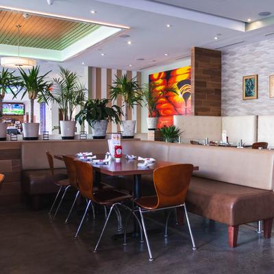 Interior, dining area